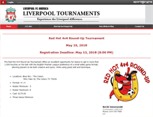 Tablet Screenshot of liverpooltournaments.com